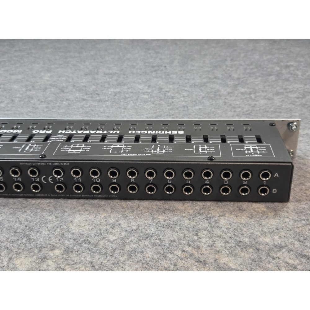 Behringer Ultrapatch Pro Model PX2000 48-Point Patchbay Rack PX 2000 - Picture 12 of 15